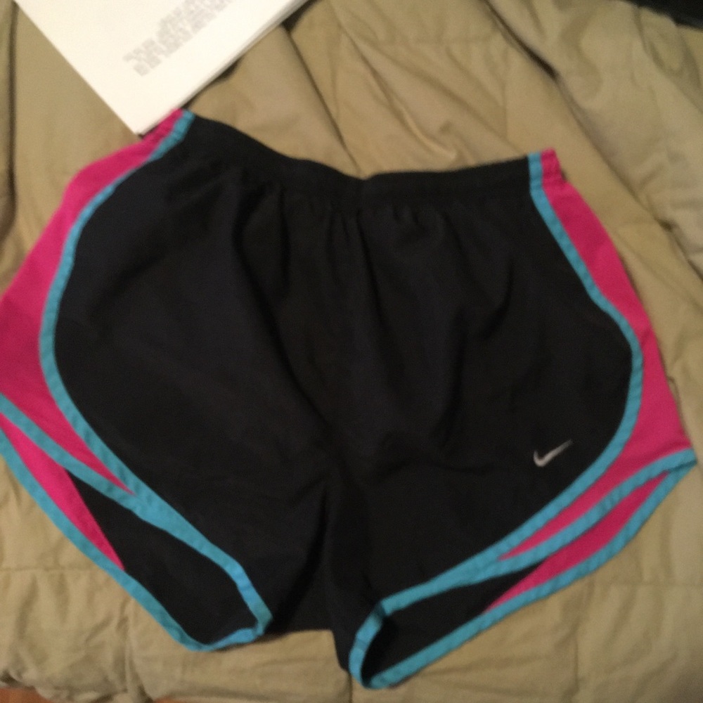 Dri-Fit nike shorts pink blue black